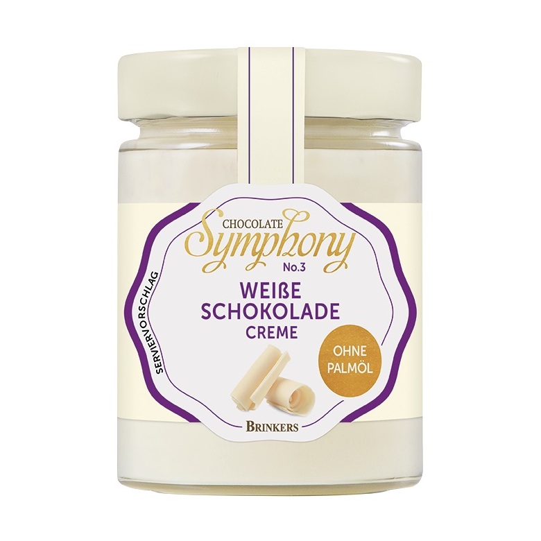 BRINKERS CHOCOLATE SYMPHONY NO. 3 WEISSE SCHOKOLADE CREME 270G