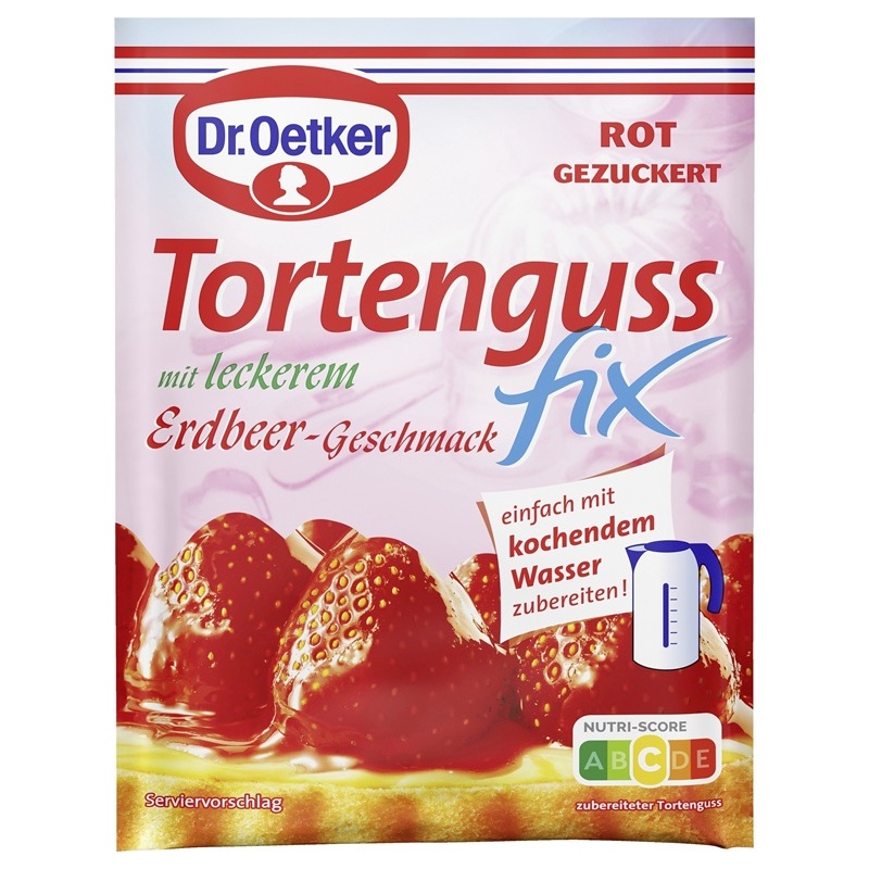 DR. OETKER TORTENGUSS FIX ERDBEER 50G TUETE