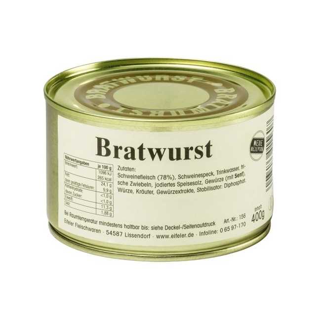 EIFELER BRATWURST 400G
