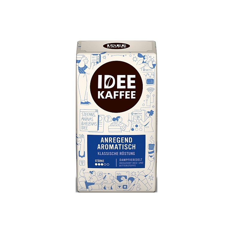 IDEE KAFFEE ANREGEND AROMATISCH KLASSISCHE ROESTUNG 500G