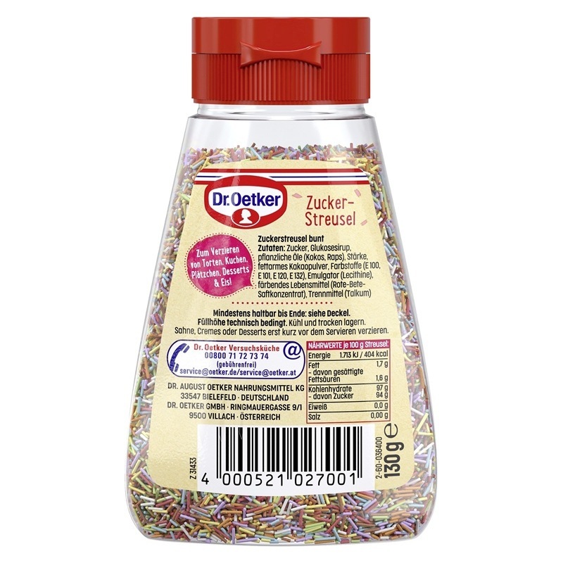 DR. OETKER ZUCKERSTREUER 130G
