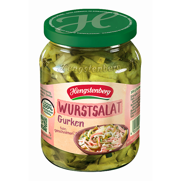HENGSTENBERG WURSTSALAT GURKEN 370ML