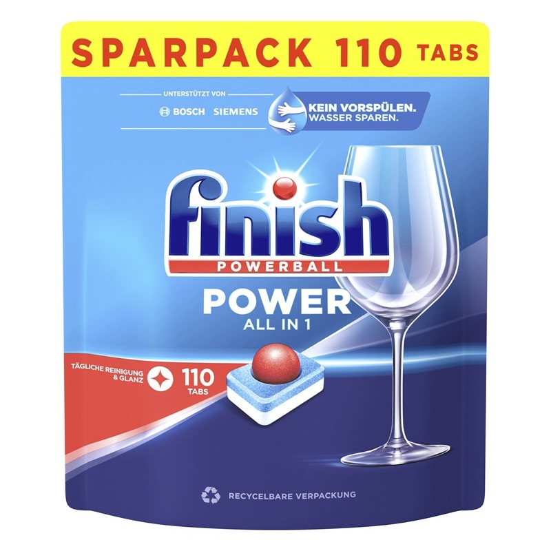 FINISH POWER ALL IN 1 SPARPACK REGULAR 110 TABS