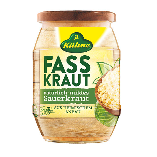 KUEHNE FASSKRAUT NATUERLICH MILDES SAUERKRAUT 720ML