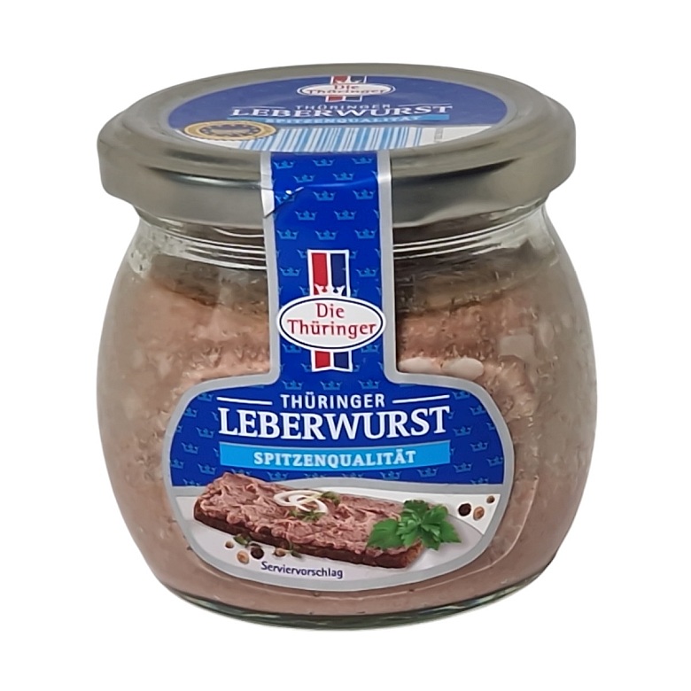 DIE THUERINGER LEBERWURST 130G GLAS
