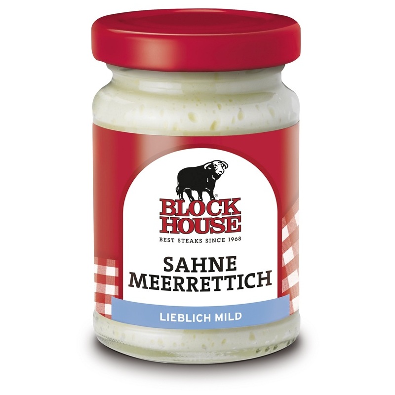 BLOCK HOUSE SAHNE - MEERRETTICH 80G GLAS