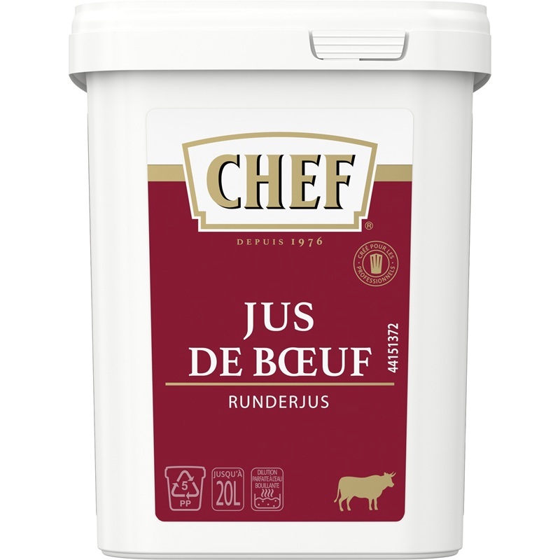 CHEF RINDERJUS 600G DOSE