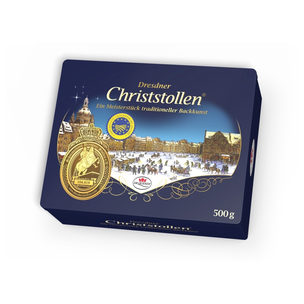 DR. QUENDT DRESDNER CHRISTSTOLLEN 500G DOSE