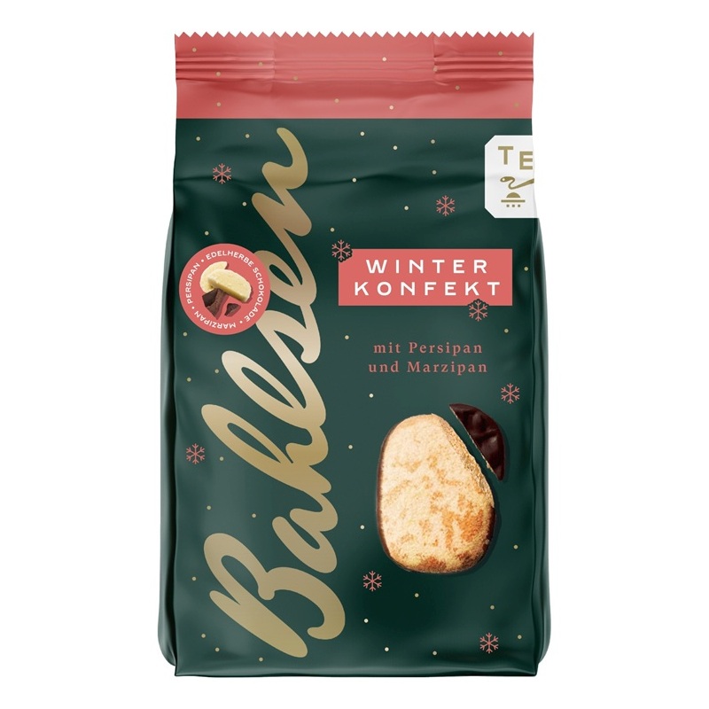 BAHLSEN WINTERKONFEKT MIT PERSIPAN UND MARZIPAN 125G