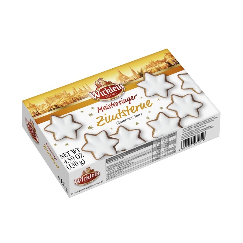 WICKLEIN NUERNBERGER ZIMTSTERNE 130G
