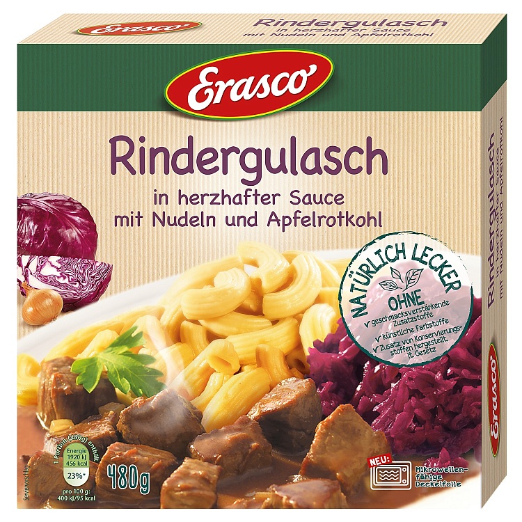 ERASCO RINDERGULASCH 480G