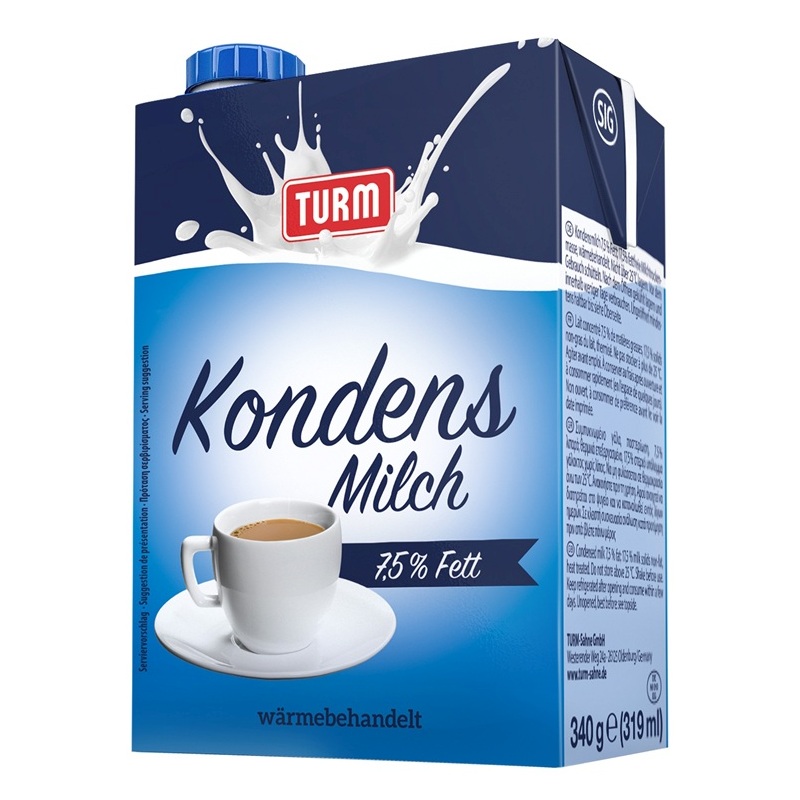 TURM KONDENSMILCH 7.5% FETT 340G