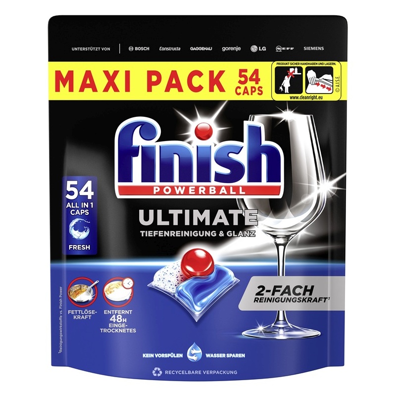 FINISH ULTIMATE ALL IN 1 MAXIPACK REGULAR 54 CAPS