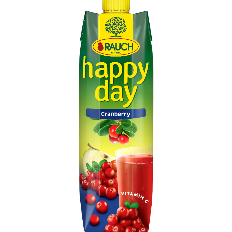 HAPPY DAY CRANBERRY 1 LITER 