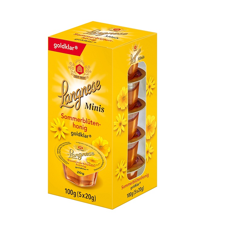 LANGNESE HONIG MINIS SOMMERBLUETE GOLDKLAR 100G (5 X 20G)