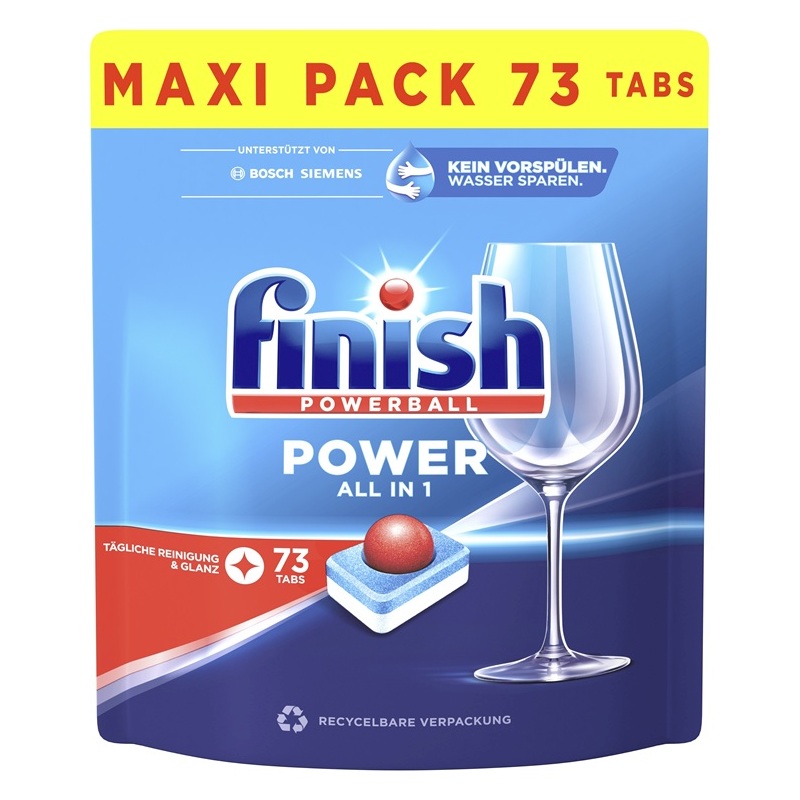 FINISH POWER ALL IN 1 MAXIPACK REGULAR 73 TABS