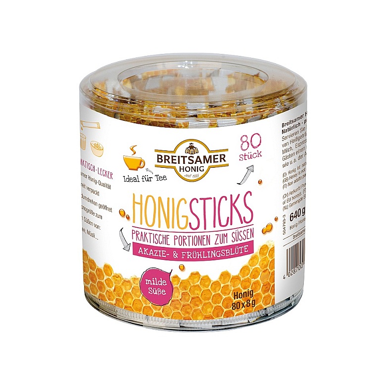 BREITSAMER HONIGSTICKS 80 X 8G